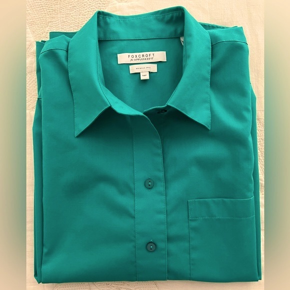 Foxcroft Wrinkle Free Blouse  14P - Picture 8 of 12